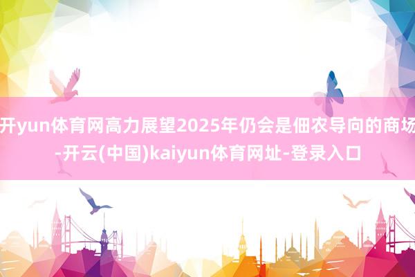 开yun体育网高力展望2025年仍会是佃农导向的商场-开云(中国)kaiyun体育网址-登录入口