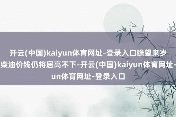 开云(中国)kaiyun体育网址-登录入口瞻望来岁好意思国柴油价钱仍将居高不下-开云(中国)kaiyun体育网址-登录入口